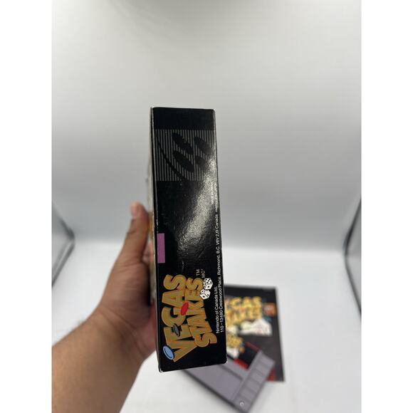 VEGAS STAKES, Super Nintendo SNES Complete CIB, Tested & Authentic - Picture 11 of 14
